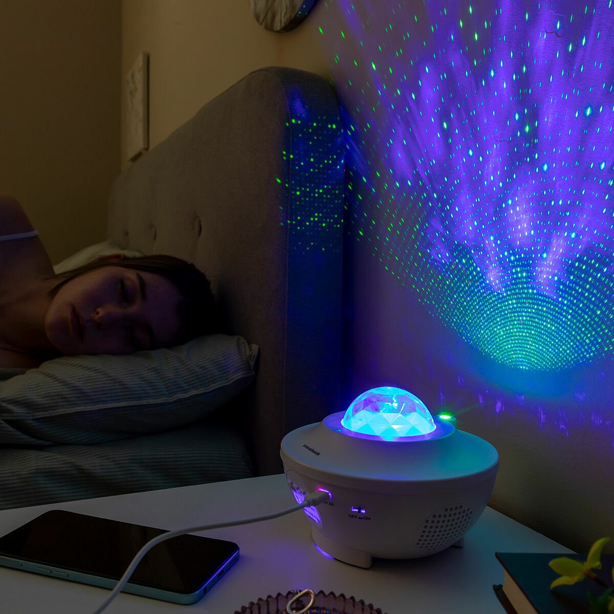 Sedlay LED projektor zvijezda s Bluetooth zvučnikom