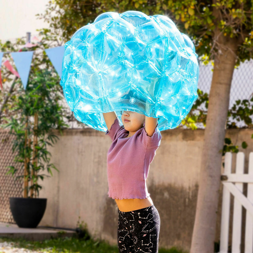 Pack Giant Inflatable Bumper Bubble Ball and Water Sprinkler and Sprayer Toy InnovaGoods-12