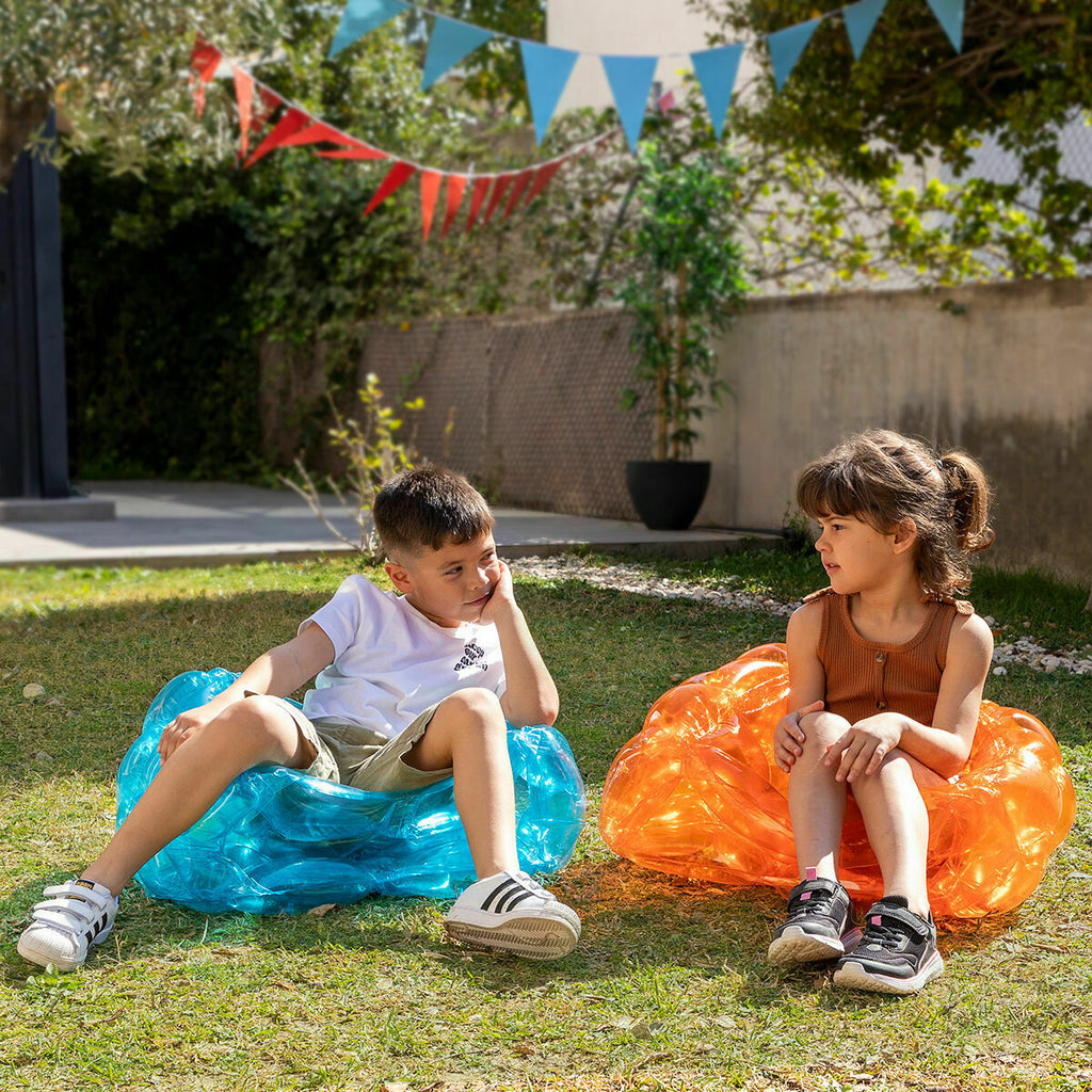 Pack Giant Inflatable Bumper Bubble Ball and Water Sprinkler and Sprayer Toy InnovaGoods-13
