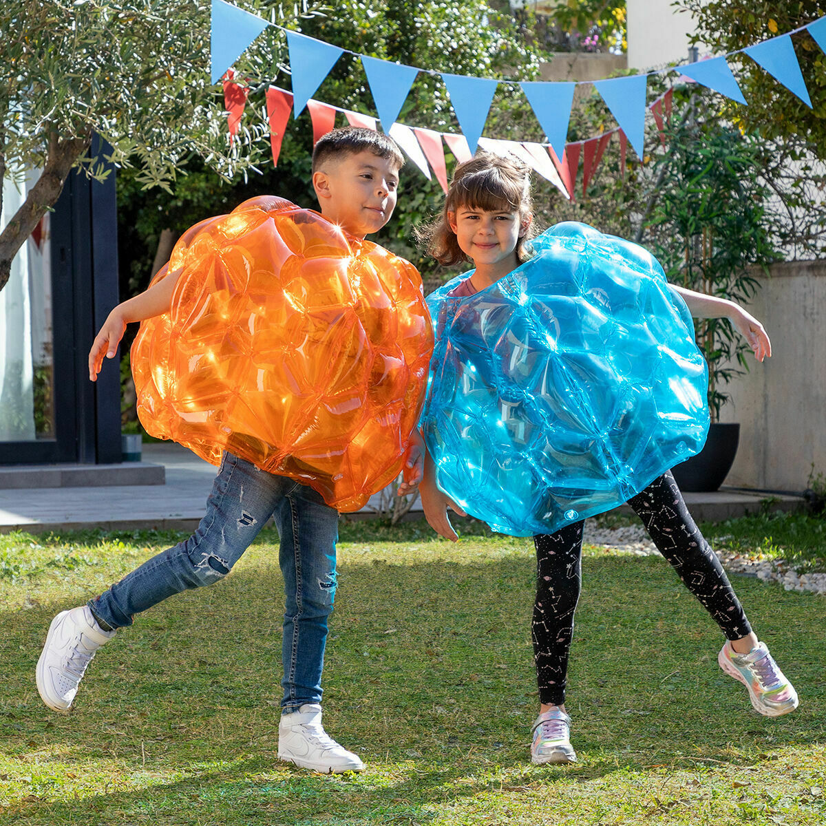 Pack Giant Inflatable Bumper Bubble Ball and Water Sprinkler and Sprayer Toy InnovaGoods-14