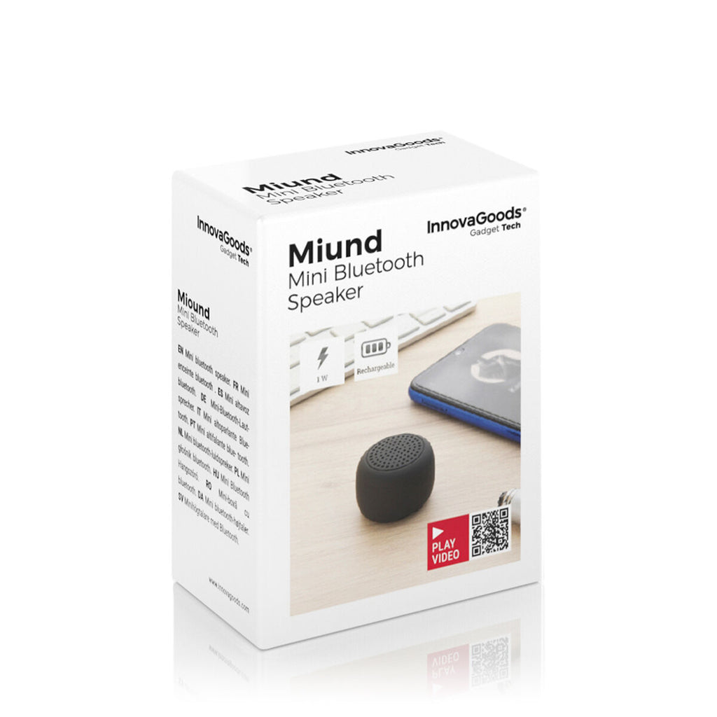 Miund prijenosni Bluetooth mini zvučnik InnovaGoods