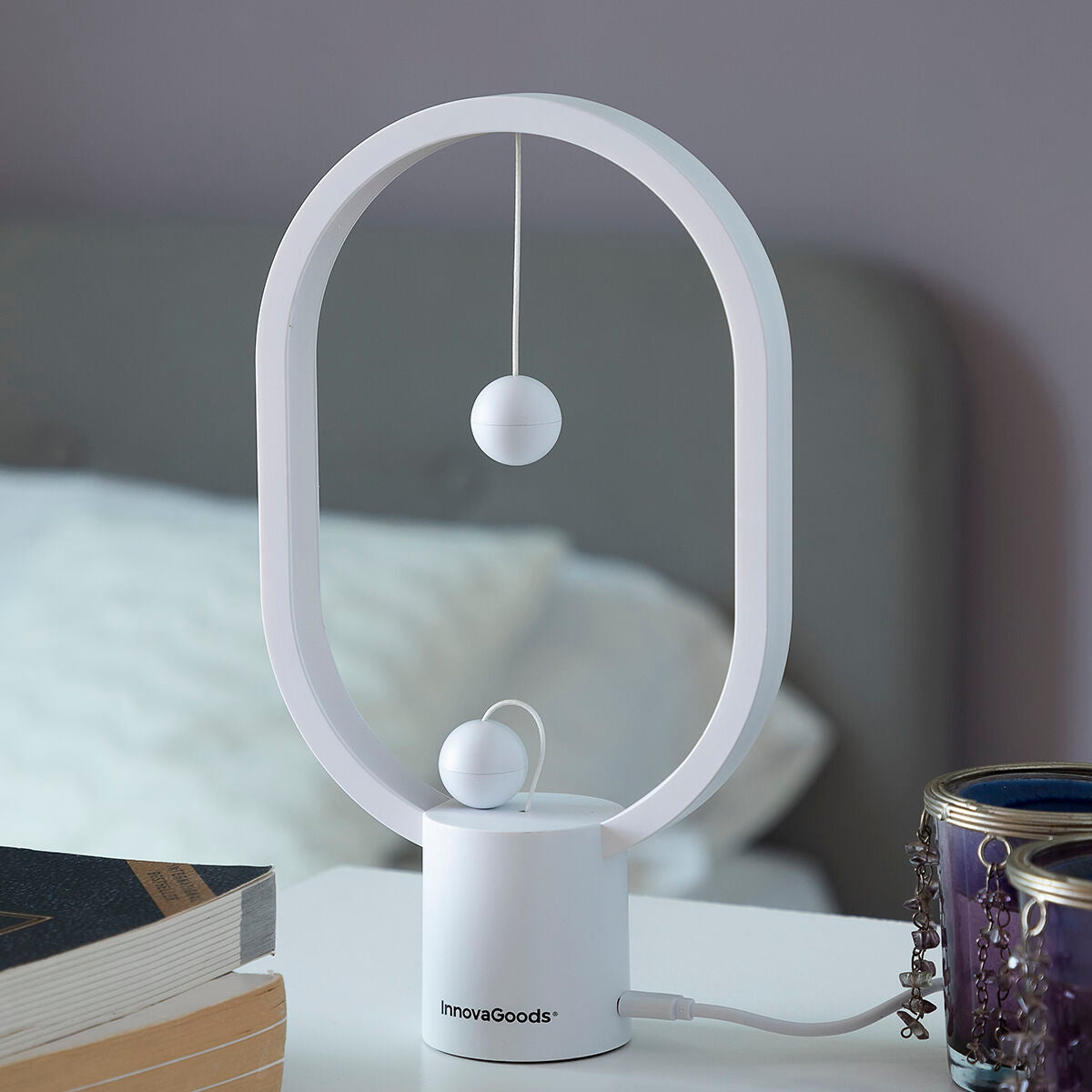 Magilum LED balance lamp with magnetic switch