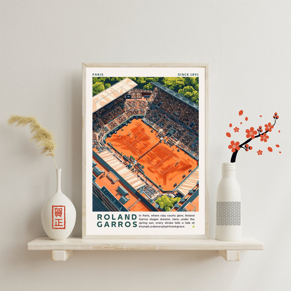 Impression Roland Garros | Affiche Roland Garros | Affiche Tennis-2
