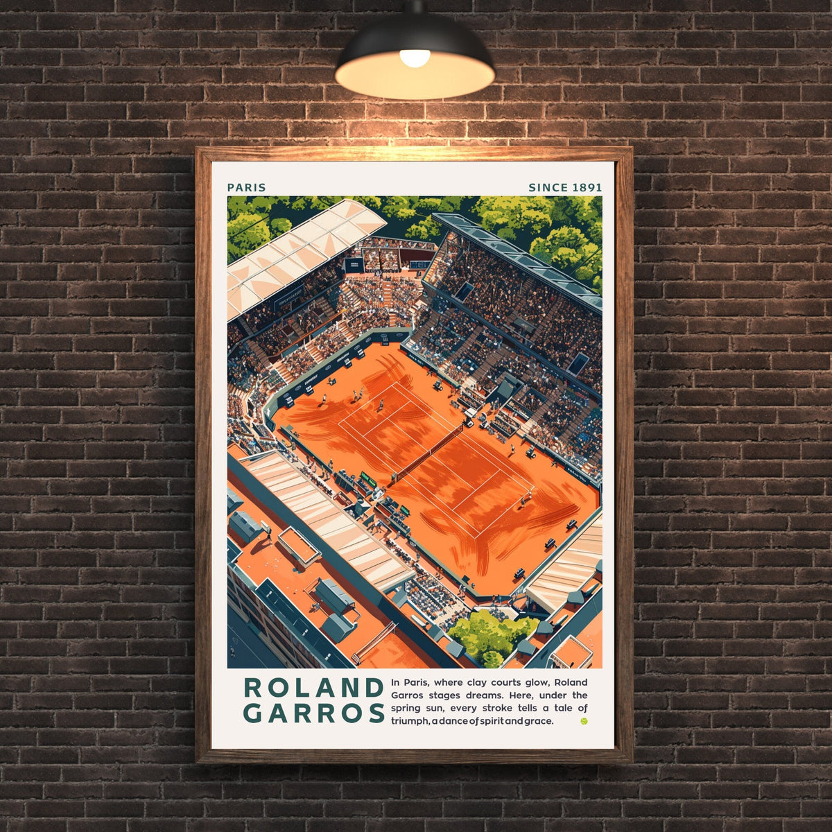 Impression Roland Garros | Affiche Roland Garros | Affiche Tennis-3