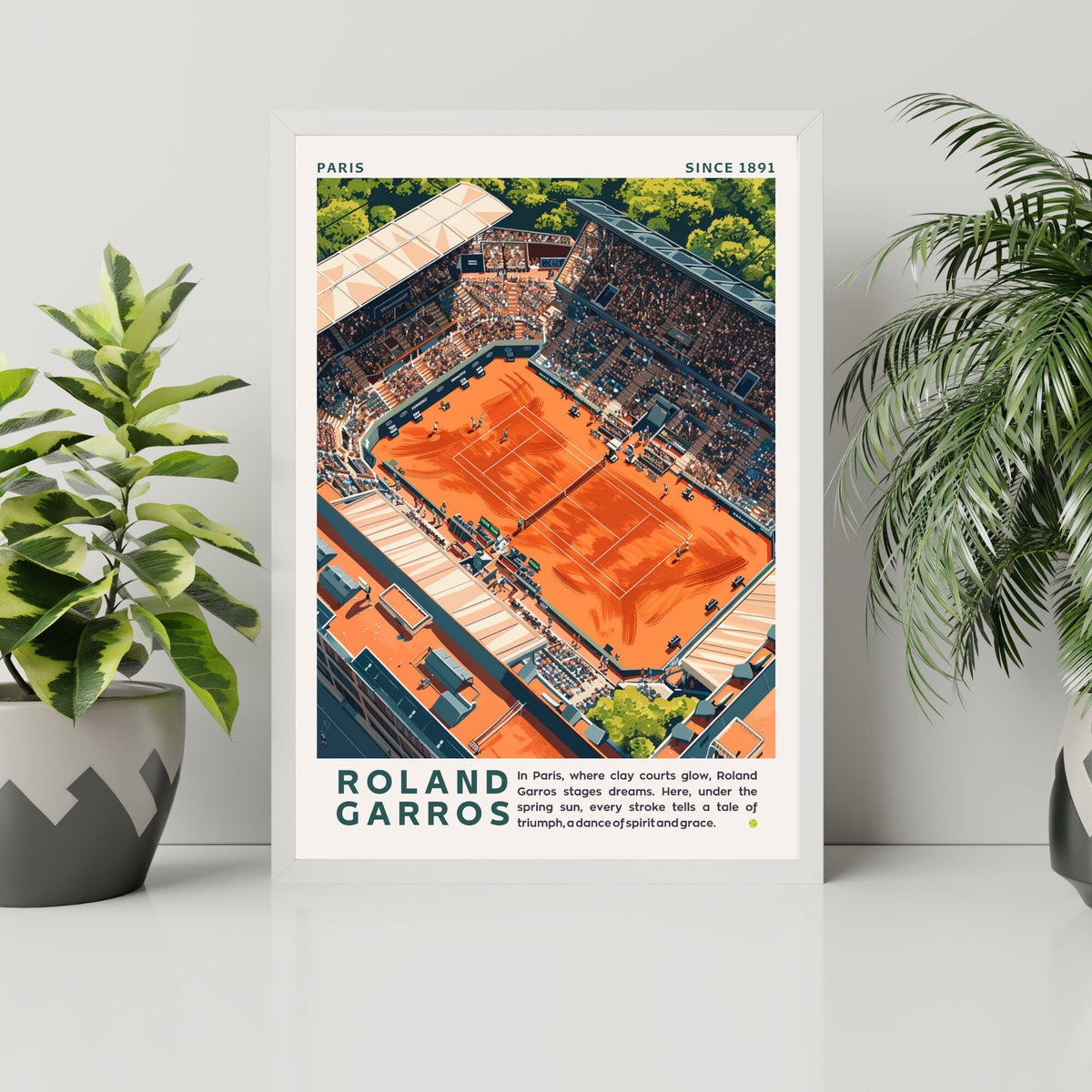 Impression Roland Garros | Affiche Roland Garros | Affiche Tennis-4